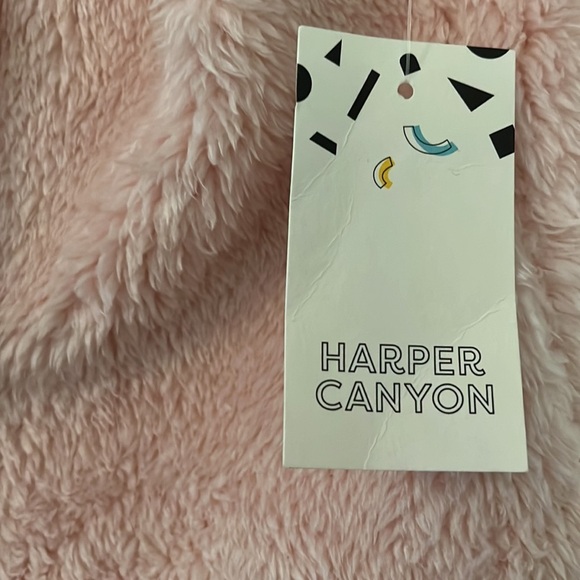 Harper Canyon Vest Wubby Teddy Pink Teddy Ear Sweatshirt - Picture 5 of 8